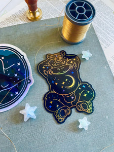 Celestial Bear - Holographic Sticker