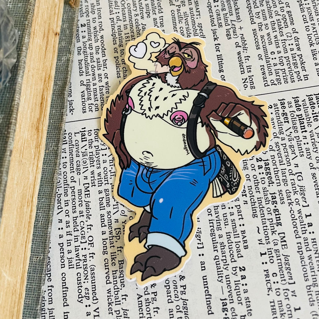 Bar Owl sticker