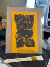 Load image into Gallery viewer, Jock Bear linocut
