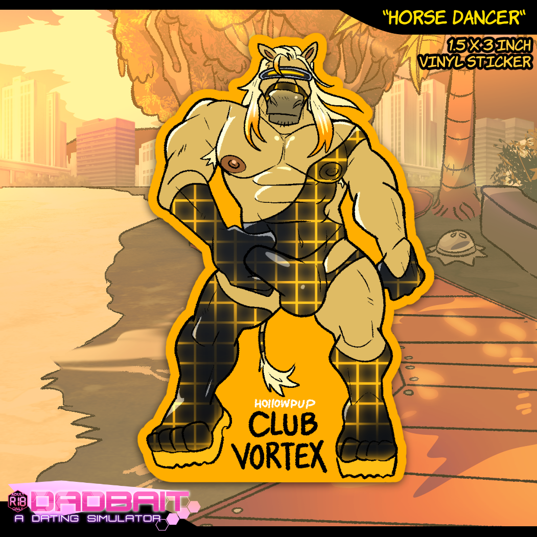 Horse Dancer sticker