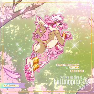 Fairy Hollow Holographic Sticker