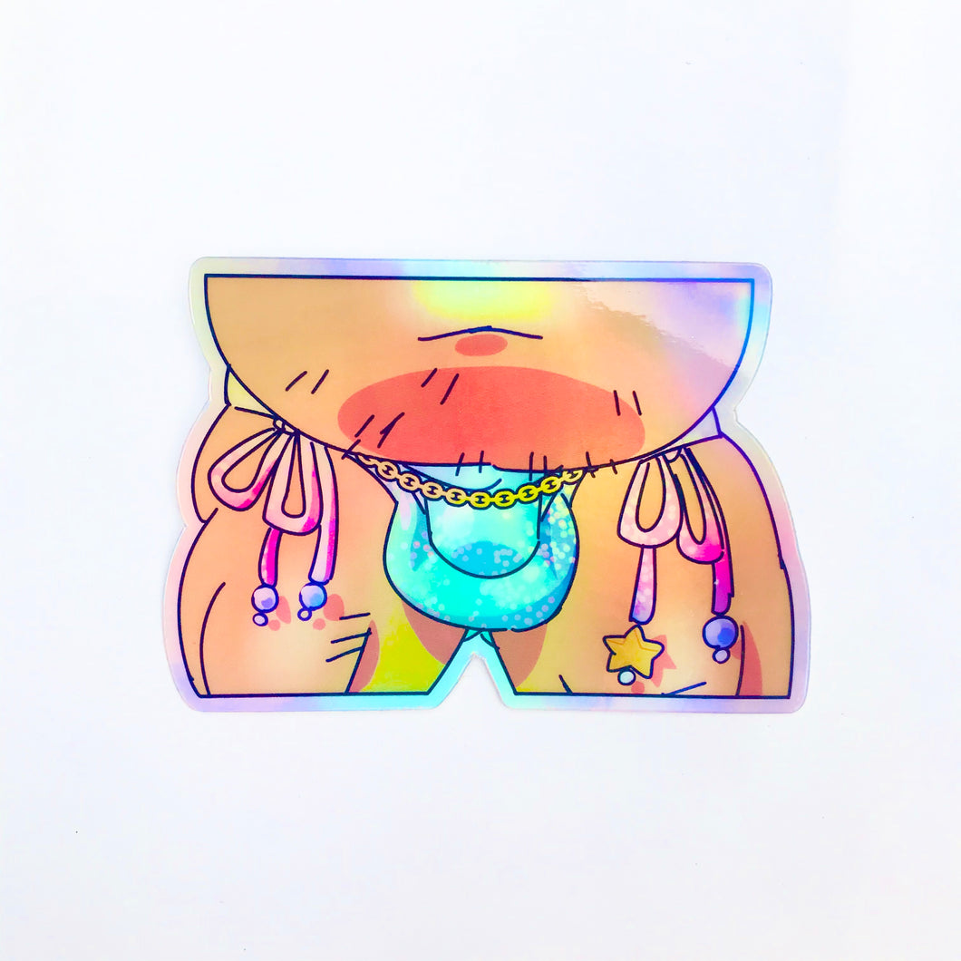 Bikini Dad - Holographic Sticker